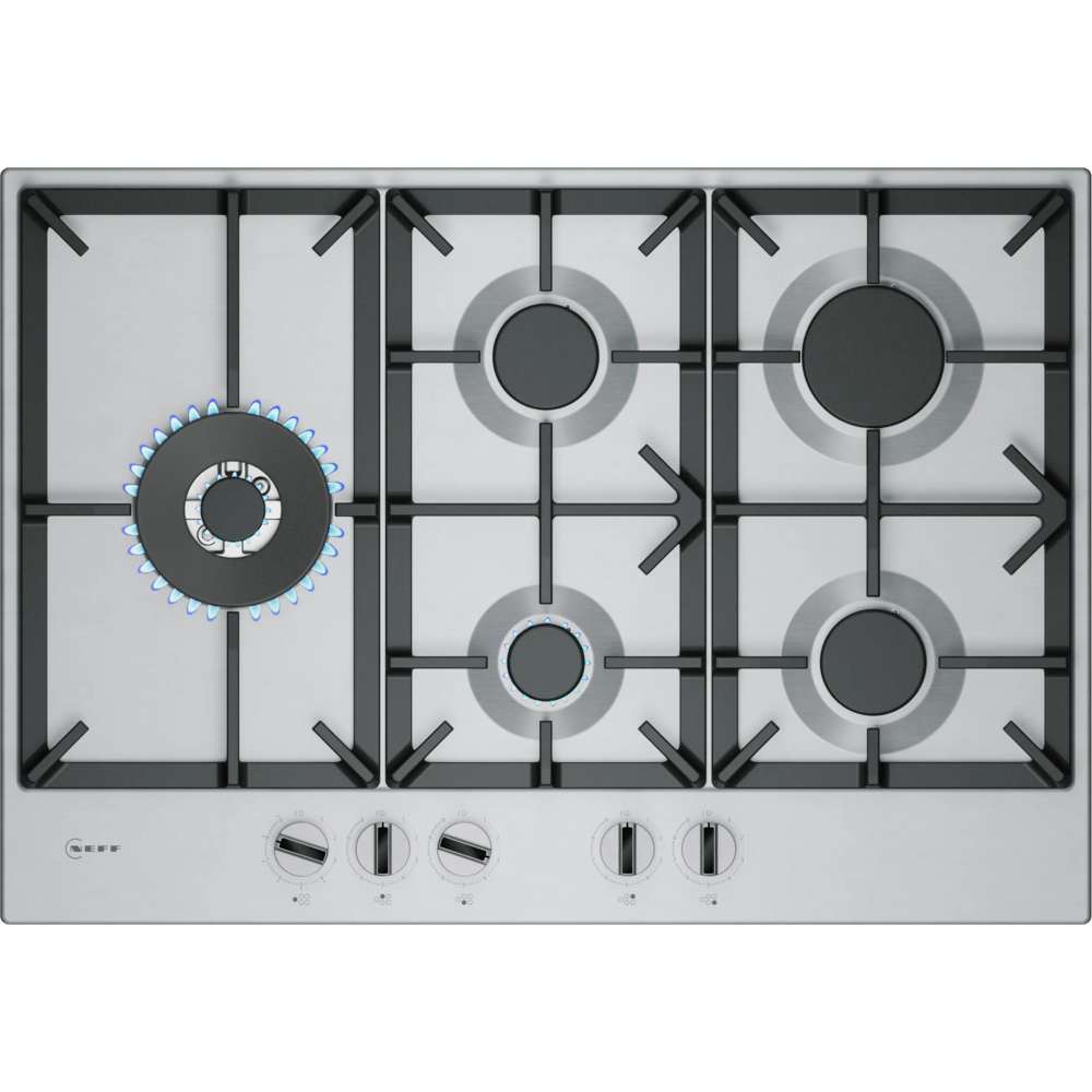 Neff N70 75cm Gas Hob - Stainless Steel | T27CIS8N0