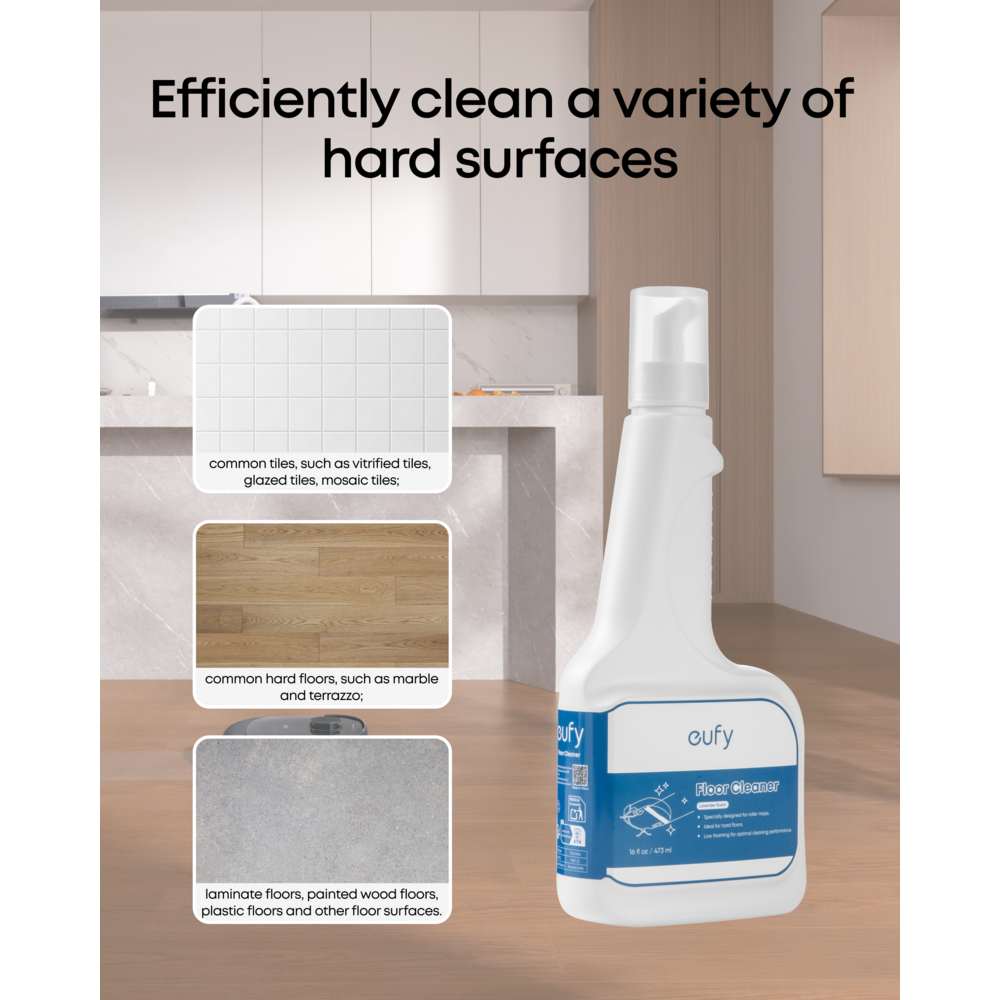 Eufy Robovac Robotic Vacuum Floor Cleaning Solution 473ML for Omni E28 | T290SA10