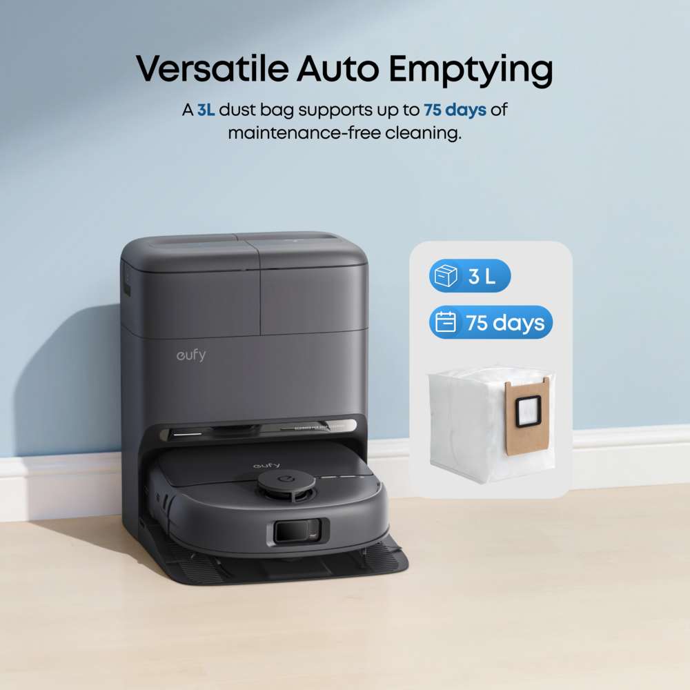 Eufy Vacuum Cleaner Dust Bag 3 Pack for Omni E20 E25 E28 | T29YQA20