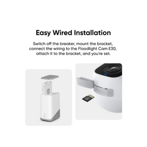 Eufy Security Floodlight Camera with Pan and Tilt E30 | T8426321