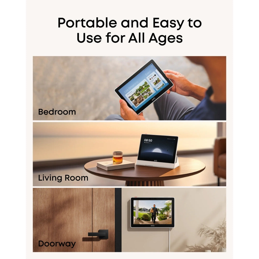 Eufy Smart Display E10 - Black and White | T87A02W1