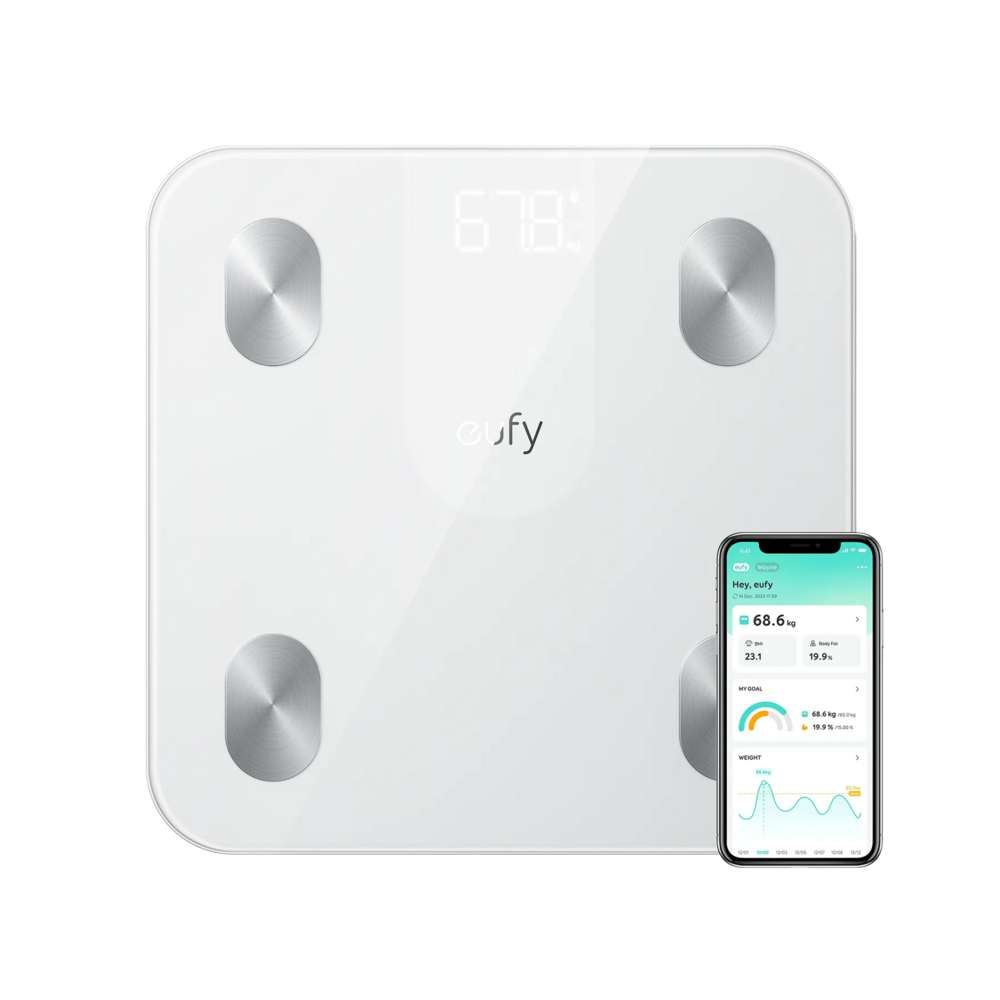 Eufy C2 Smart Bathroom Scale with Bluetooth - White | T9120V22