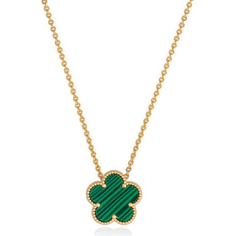Tiperrary Crystal Le Fleur Green Pendant & Earrings