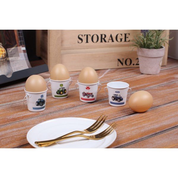 Eggcup Set of 4 - Tractors | TE8003