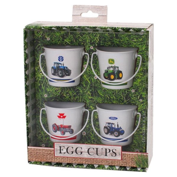 Eggcup Set of 4 - Tractors | TE8003