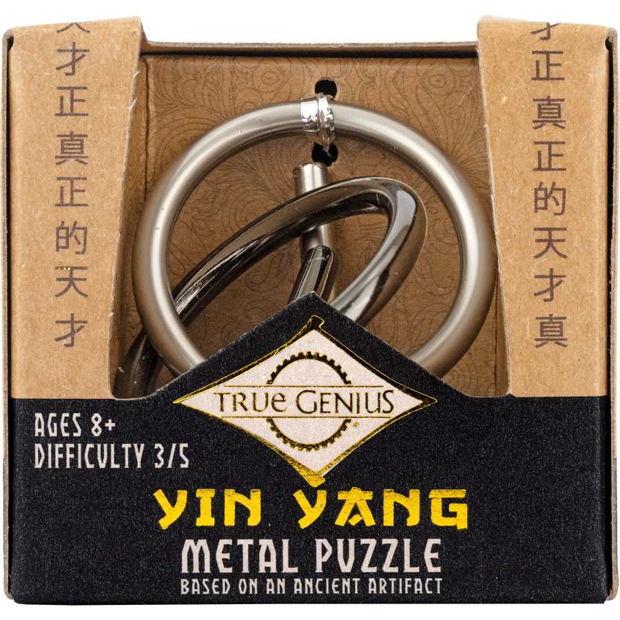 True Genius Ying Yang Brainteaser Puzzle