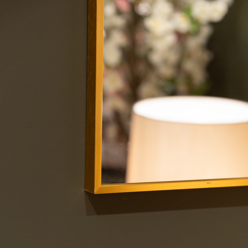 Tara Lane Modena Arch Walll Mirror 66cm x 96cm - Gold | TL6046