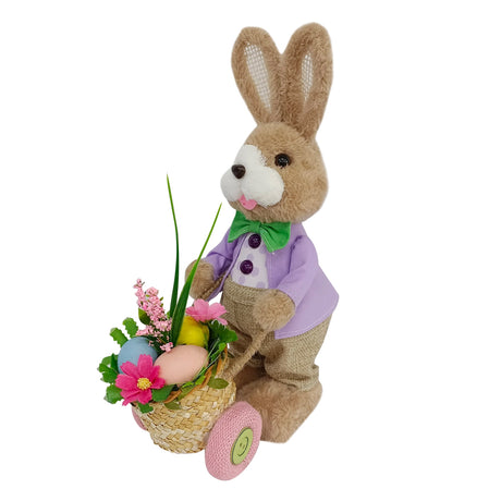 Tara Lane Easter Bunny with Cart Boy 30cm | TL6816