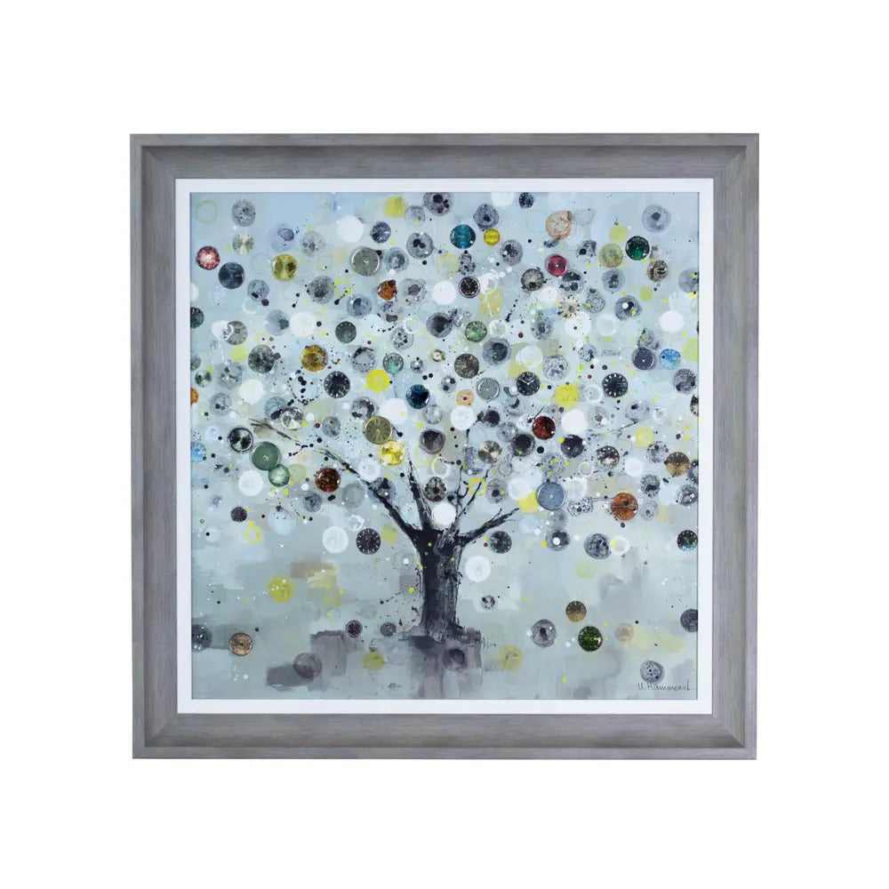 Tara Lane Framed Print Picture 3D Watch Tree 60cm x 60cm | TL6847