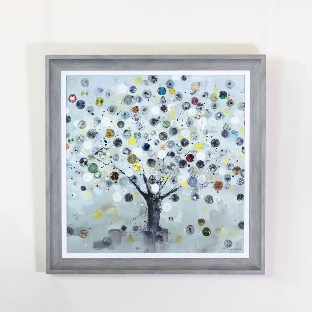 Tara Lane Framed Print Picture 3D Watch Tree 60cm x 60cm | TL6847