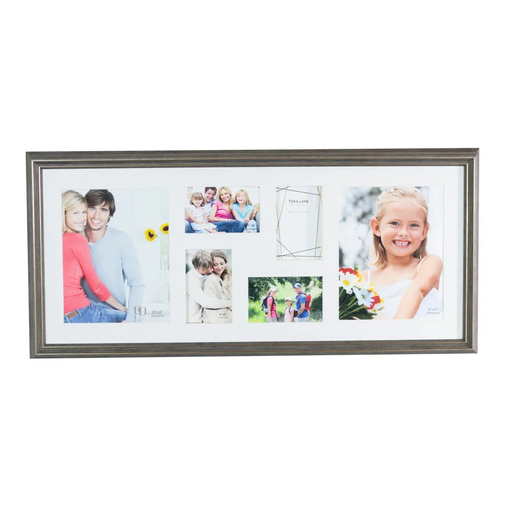 Tara Lane Gallery 6 Photo Collage Multi - Gold Frame | TL6854