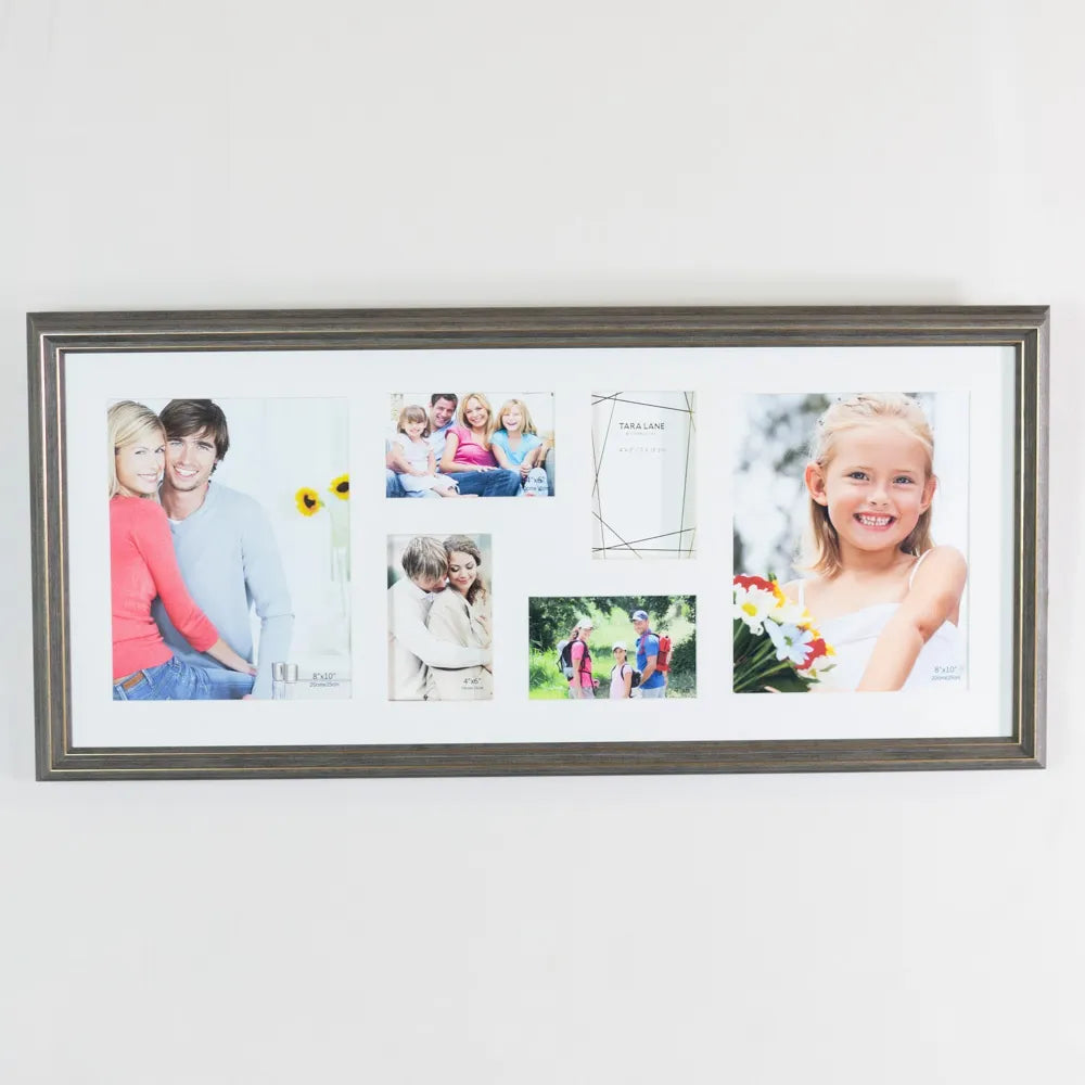 Tara Lane Gallery 6 Photo Collage Multi - Gold Frame | TL6854