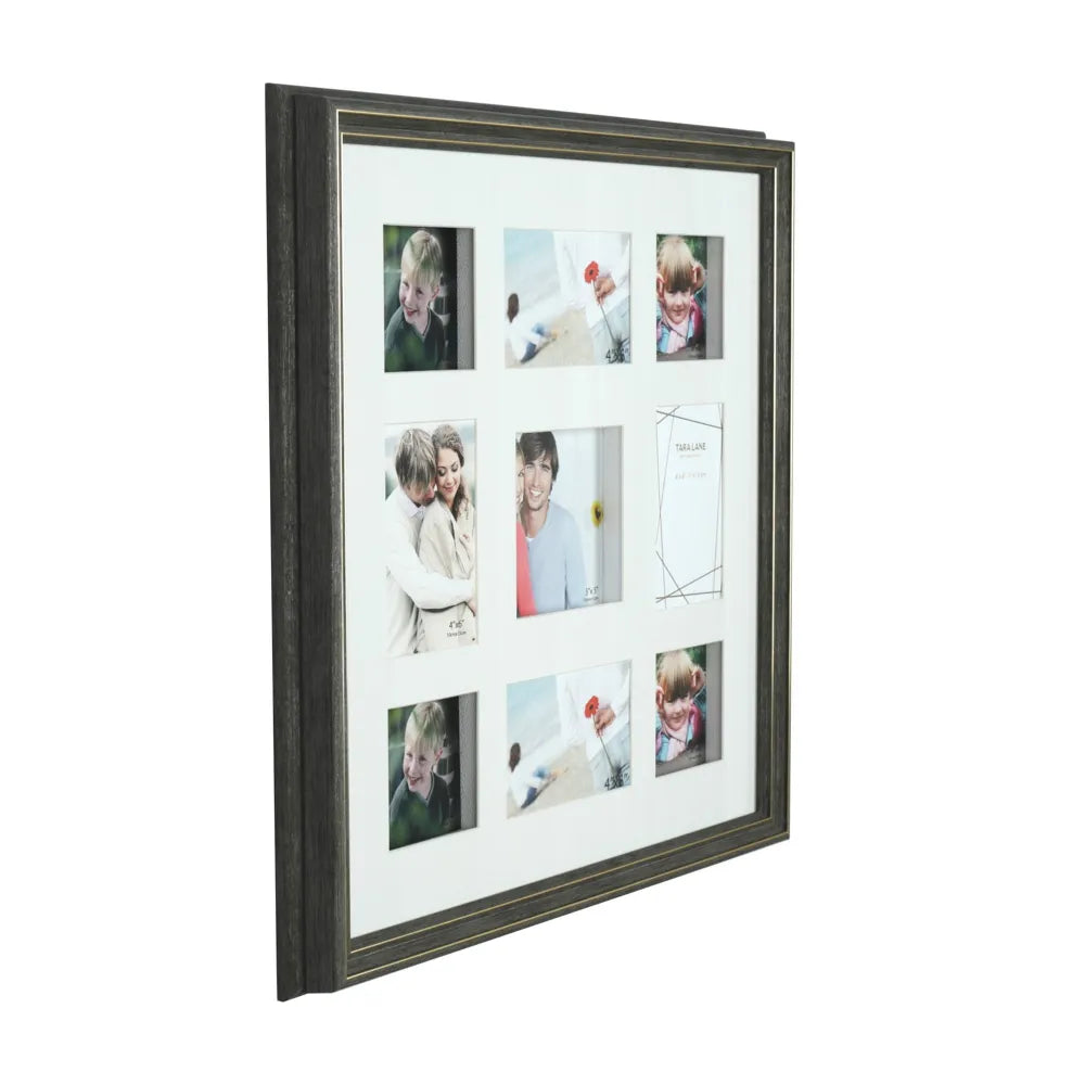 Tara Lane Gallery 9 Photo Collage Multi - Gold Frame | TL6856