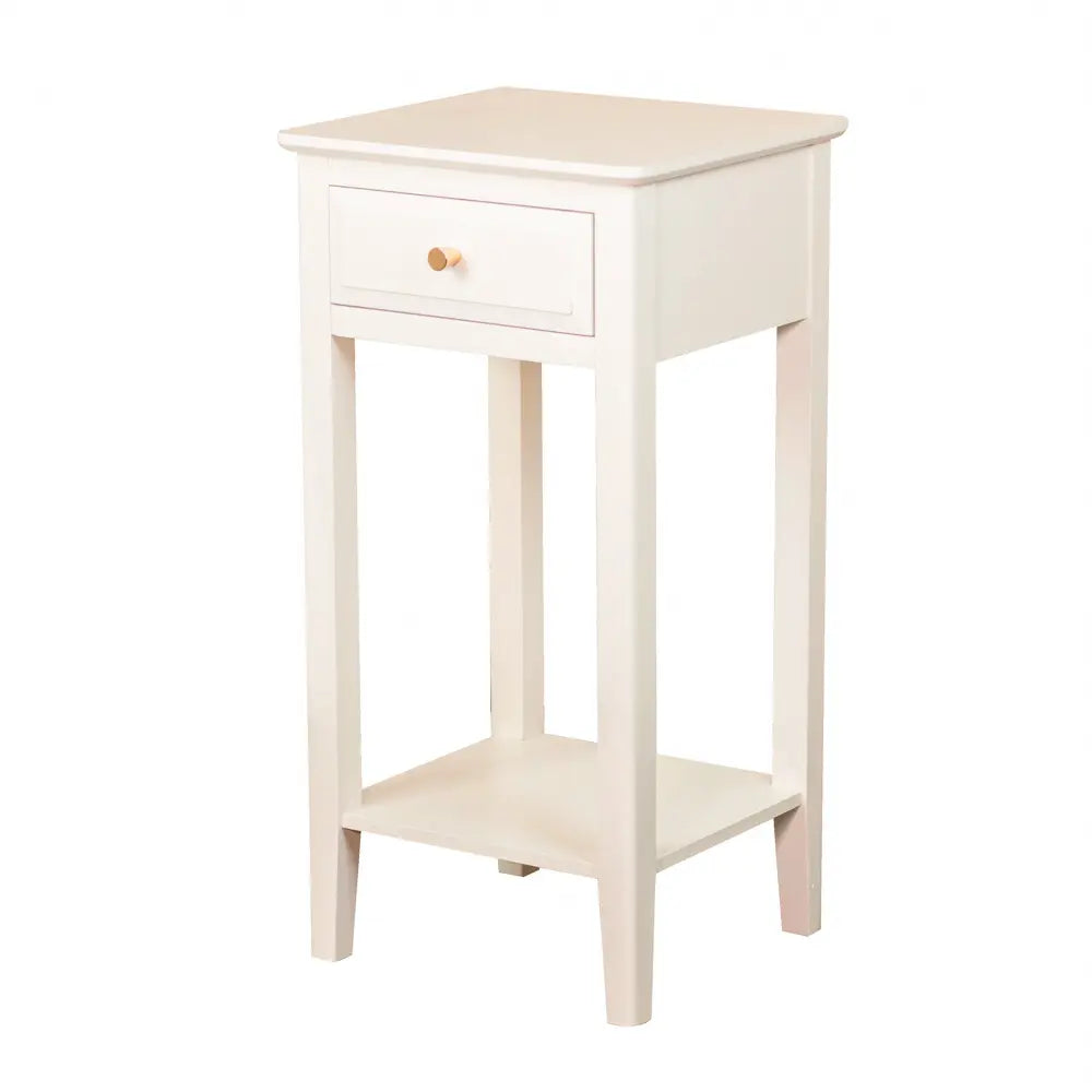 Tara Lane Carson 1 Drawer End Table - Cream | TL6879