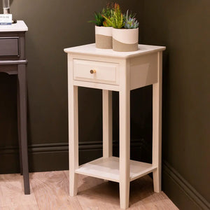 Tara Lane Carson 1 Drawer End Table - Cream | TL6879