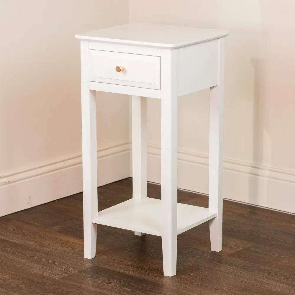 Tara Lane Carson 1 Drawer End Table - Cream | TL6879