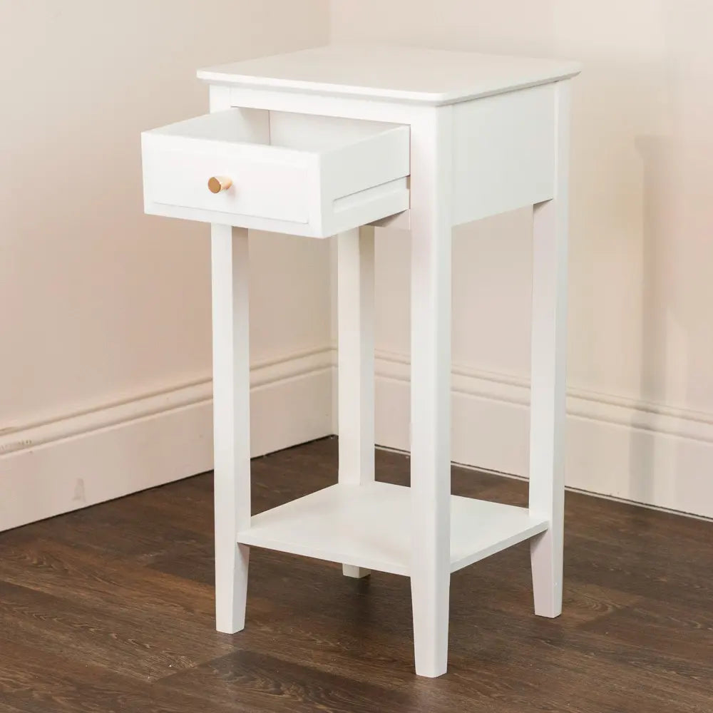 Tara Lane Carson 1 Drawer End Table - Cream | TL6879