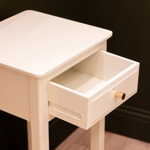 Tara Lane Carson 1 Drawer End Table - Cream | TL6879