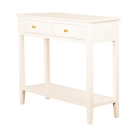 Tara Lane Carson 2 Drawer Console Table - Cream | TL6881