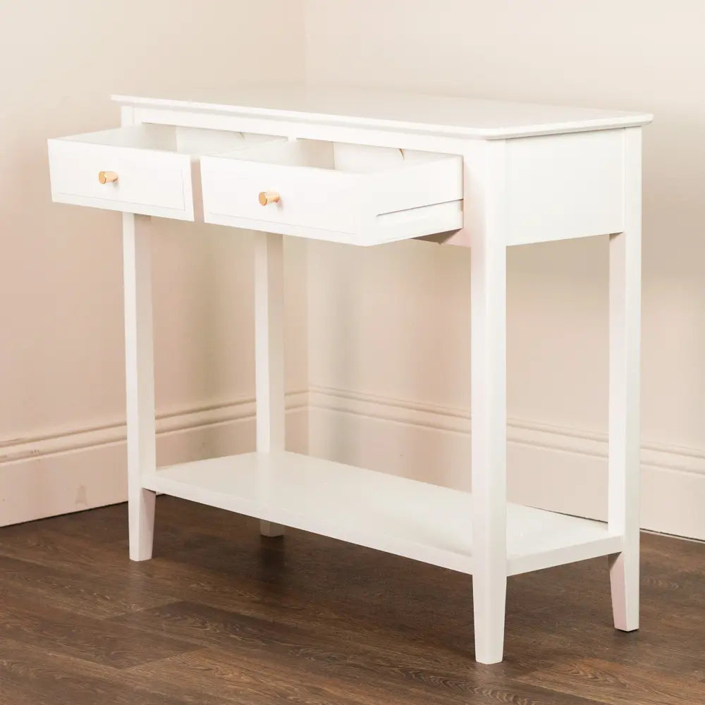 Tara Lane Carson 2 Drawer Console Table - Cream | TL6881