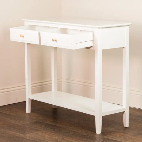 Tara Lane Carson 2 Drawer Console Table - Cream | TL6881