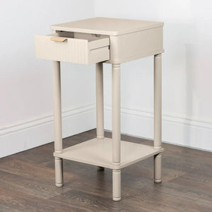 Tara Lane Parson 1 Drawer Accent Table - Oyster | TL6887