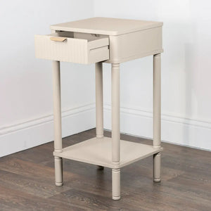 Tara Lane Parson 1 Drawer Accent Table - Oyster | TL6887