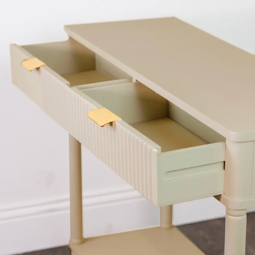Tara Lane Parson 2 Drawer Console Table - Oyster | TL6888