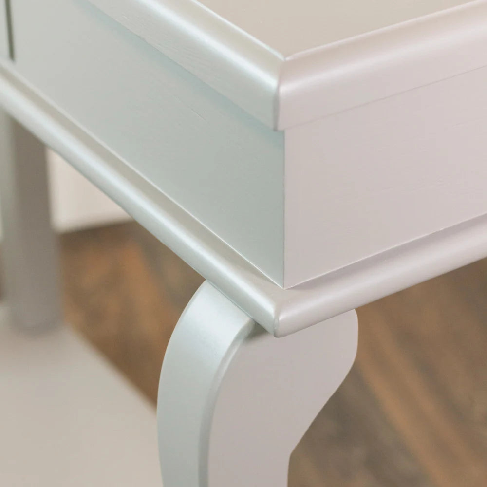 Tara Lane Scroll Console Table 90cm with Drawer - Mink | TL6894