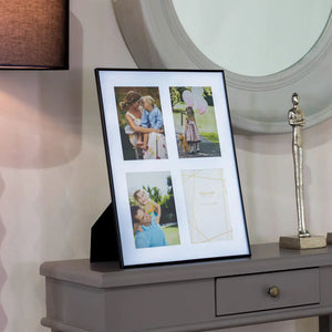 Tara Lane Lisa 4 Photo Collage 5 x 7 - Black | TL6913