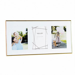 Tara Lane Lisa 3 Photo Collage 5 x 7 - Gold | TL6914