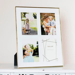 Tara Lane Lisa 4 Photo Collage 5 x 7 - Gold | TL6915