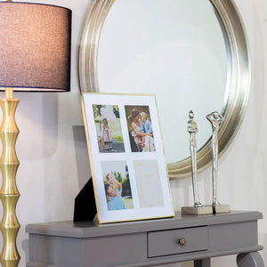 Tara Lane Lisa 4 Photo Collage 5 x 7 - Gold | TL6915
