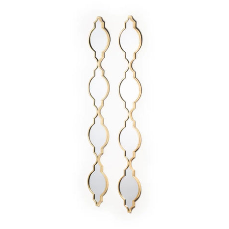 Tara Lane Gatsby Slim Mirrors Set of 2 - Gold | TL6979
