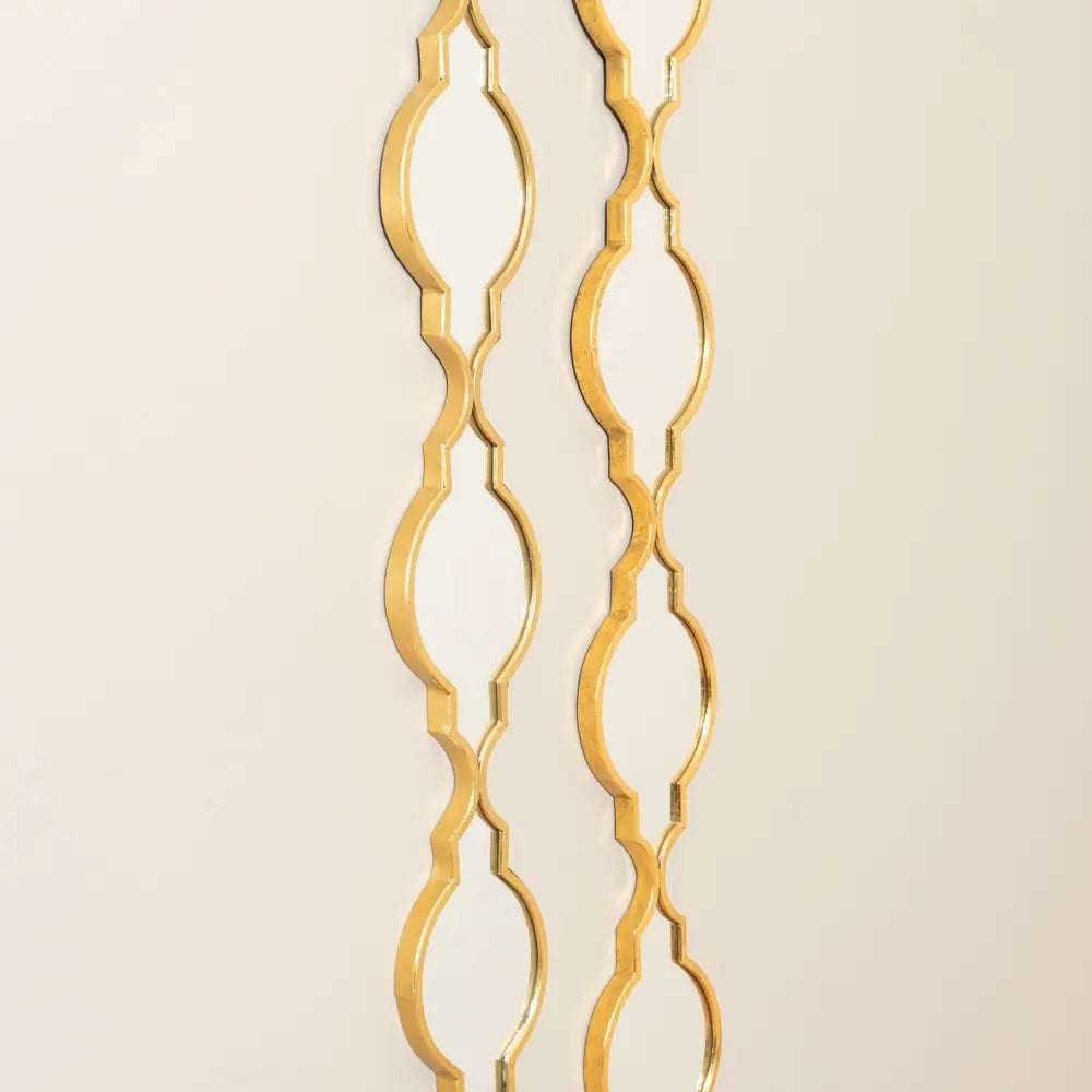 Tara Lane Gatsby Slim Mirrors Set of 2 - Gold | TL6979