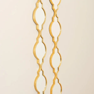 Tara Lane Gatsby Slim Mirrors Set of 2 - Gold | TL6979