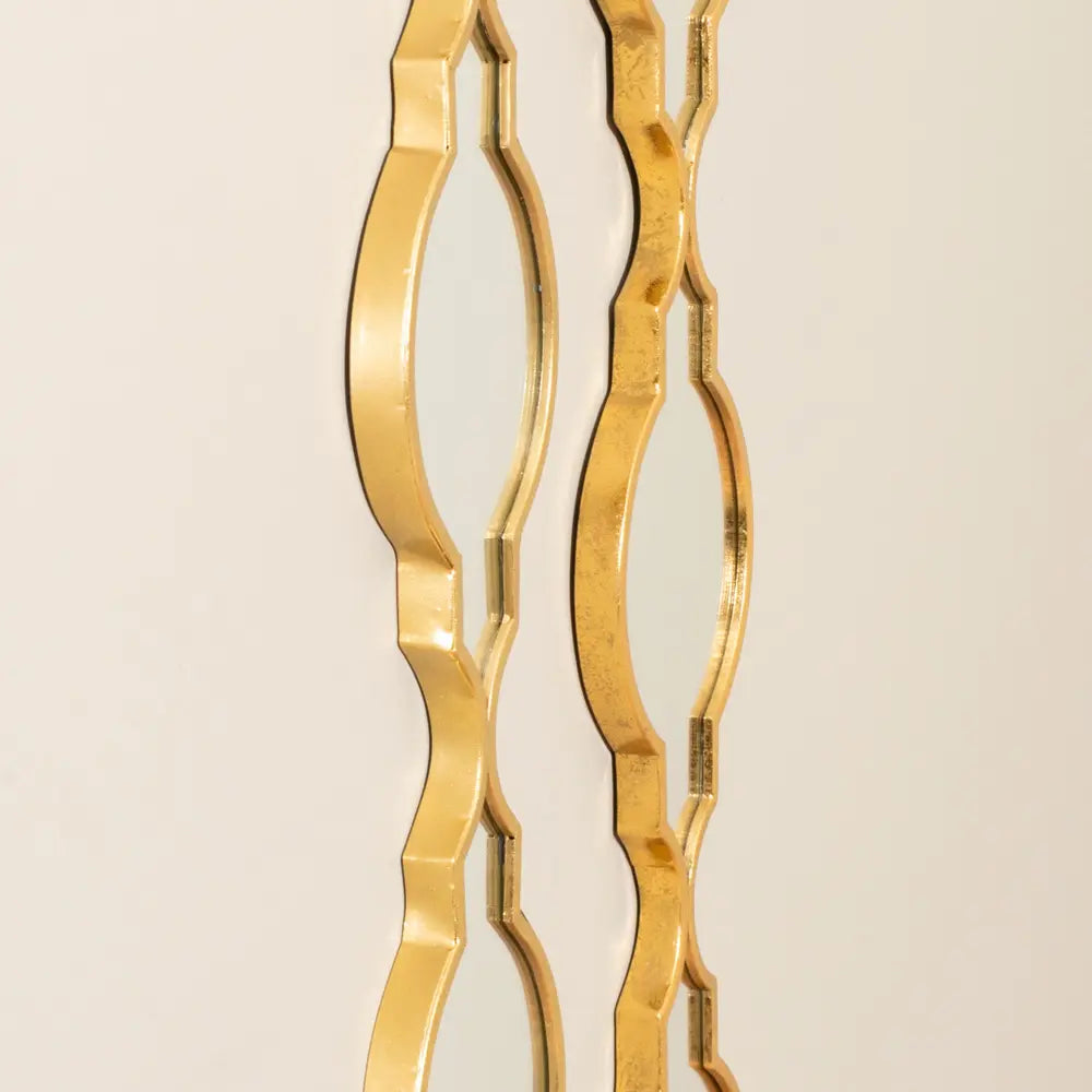 Tara Lane Gatsby Slim Mirrors Set of 2 - Gold | TL6979
