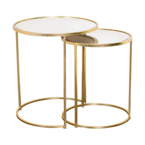 Tara Lane Avery Side Tables Set of 2 - Gold | TL6980