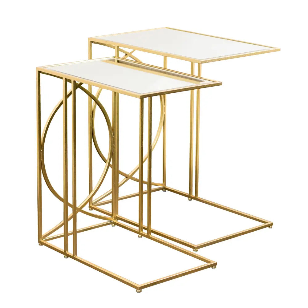 Tara Lane Franklin Sofa Tables Set of 2 - Gold | TL6981