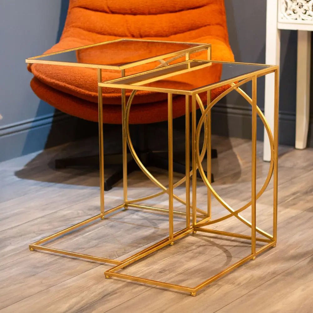 Tara Lane Franklin Sofa Tables Set of 2 - Gold | TL6981