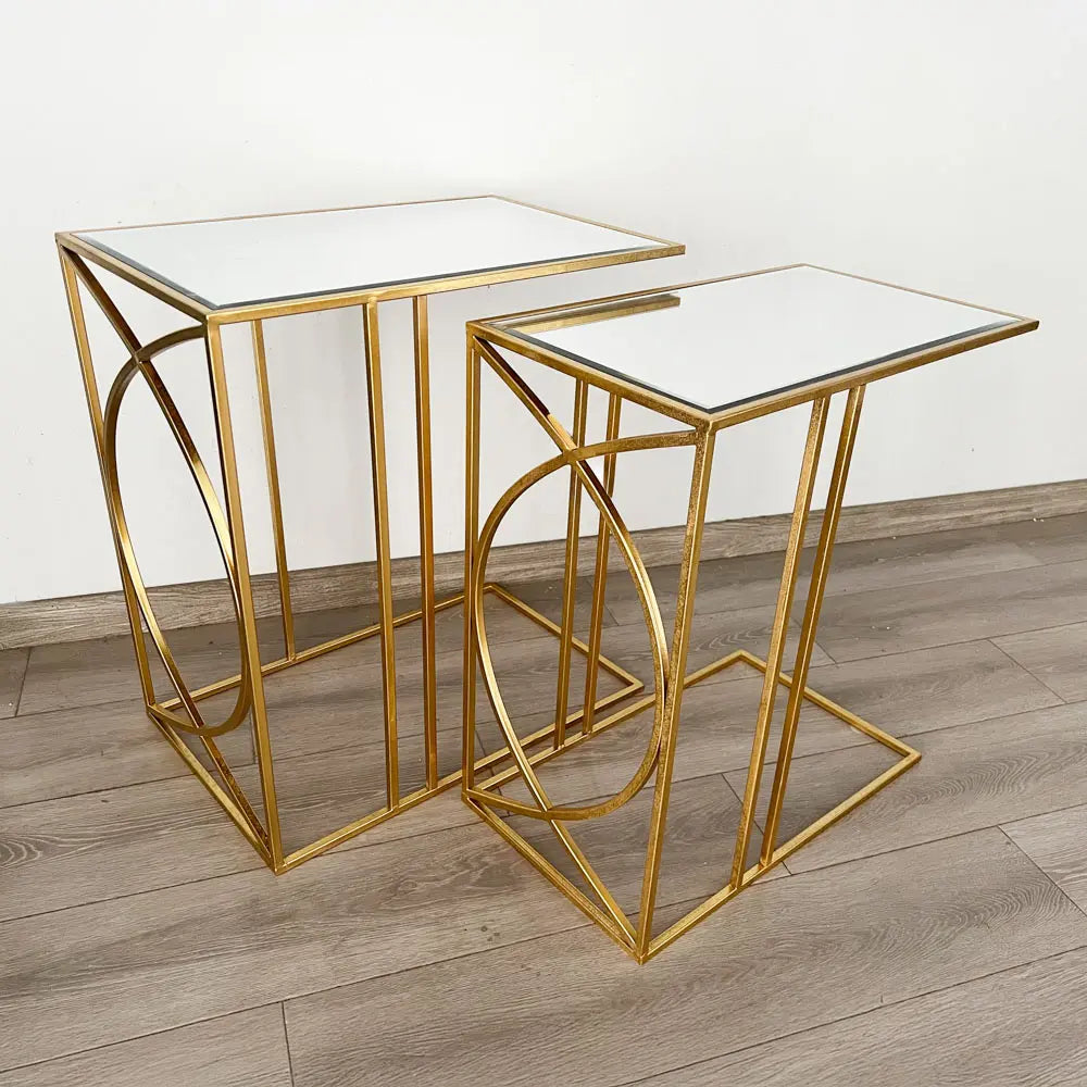 Tara Lane Franklin Sofa Tables Set of 2 - Gold | TL6981