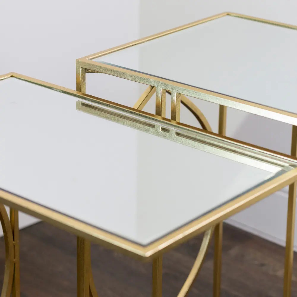 Tara Lane Franklin Sofa Tables Set of 2 - Gold | TL6981