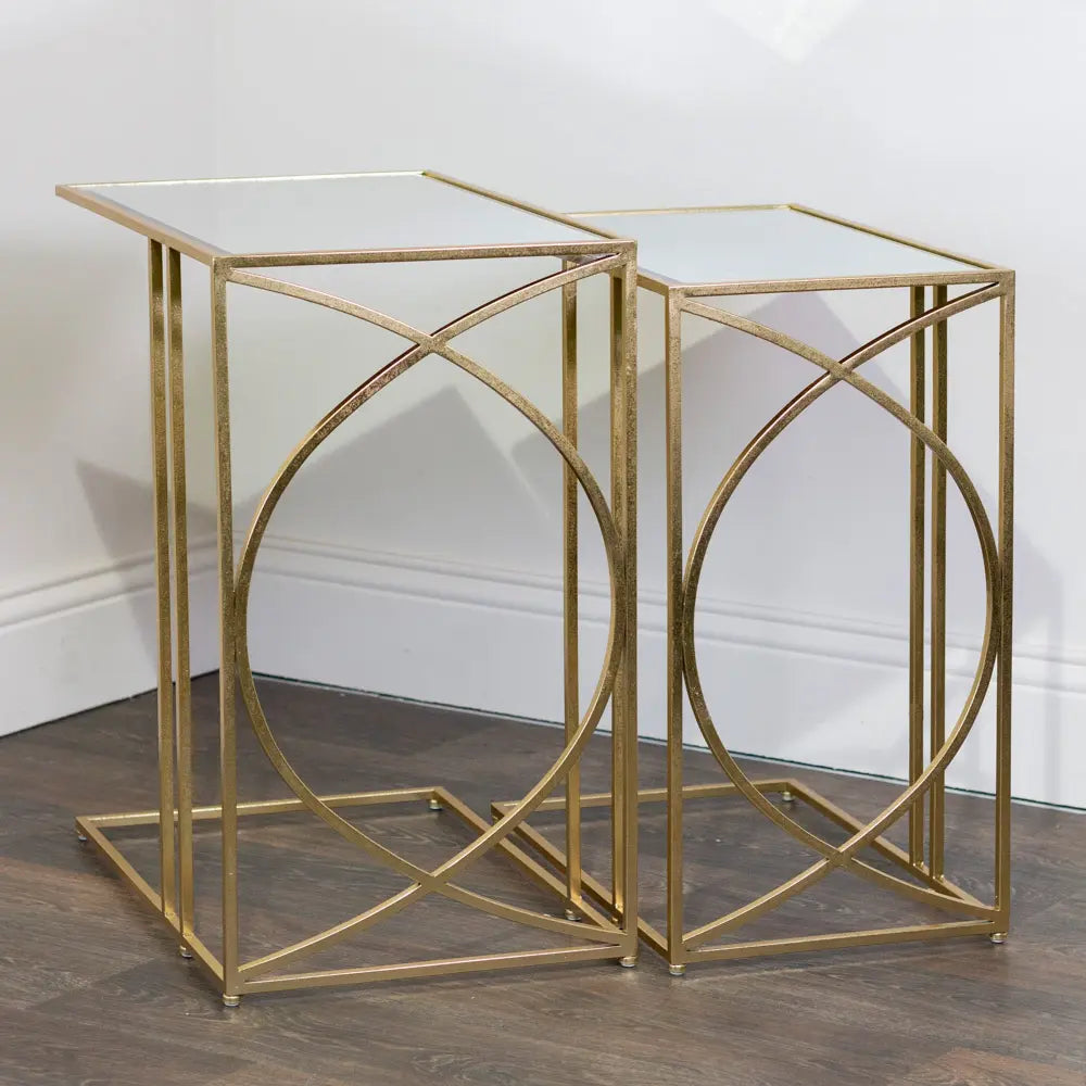 Tara Lane Franklin Sofa Tables Set of 2 - Gold | TL6981