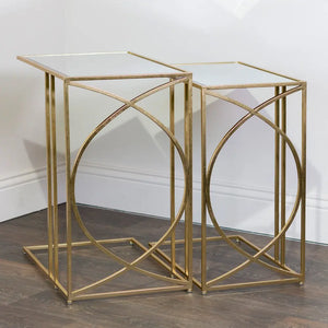 Tara Lane Franklin Sofa Tables Set of 2 - Gold | TL6981