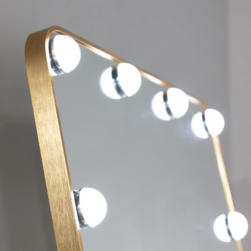 Tara Lane Modena Cheval LED Mirror 170cm x 70cm - Gold | TL7011