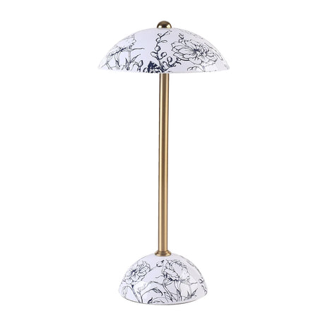 Tara Lane Apollo USB Rechargable Table Lamp - Floral White | TL7059