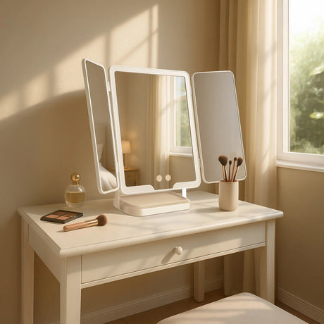 Tara Lane Hollywood Rechargeable Folding Portable Vanity Mirror | TL7196