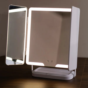 Tara Lane Hollywood Rechargeable Folding Portable Vanity Mirror | TL7196