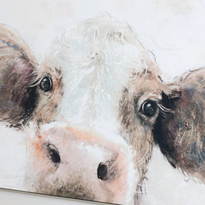 Tara Lane Framed Canvas 101cm x 52cm - Jethrow the Cow | TL7203