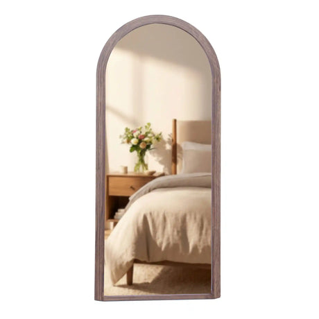 Tara Lane Stepped Arched Leaner Mirror 80cm x 180cm - Natural | TL7365